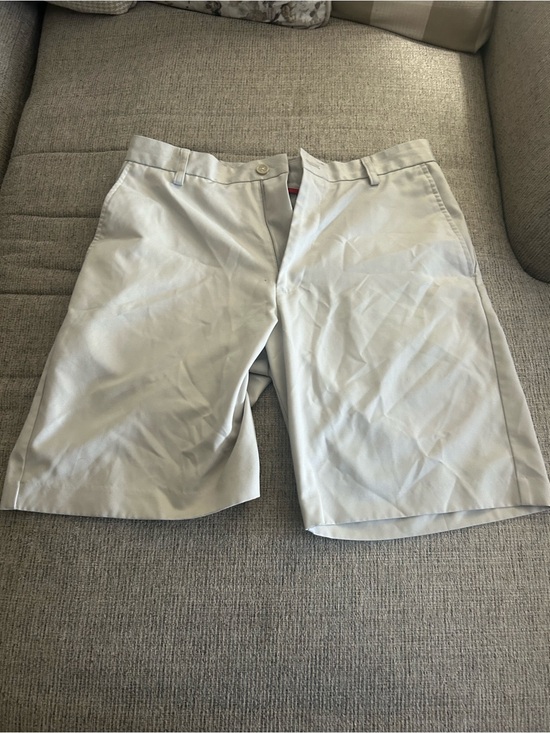 Izod Other - Izod Light Gray Flat Front Chino Shorts